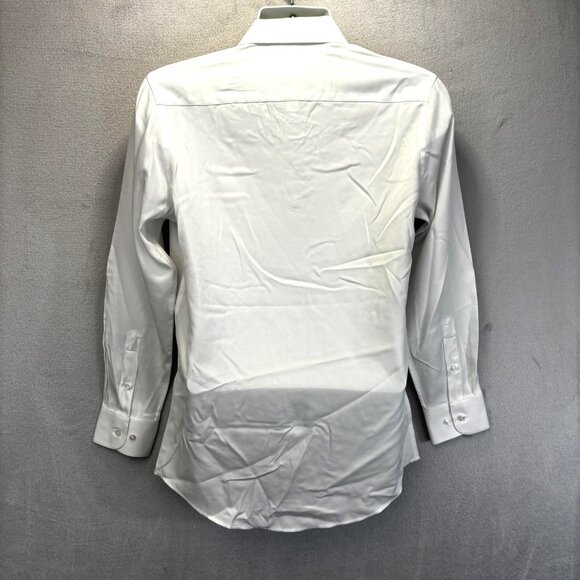 NWT Bill Blass Traveler Button Up Twill Shirt Mens Small Slim Fit Wrinkle Free - Picture 2 of 11